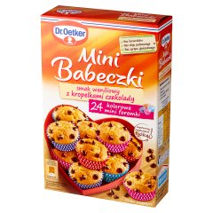 Dr. Oetker Mini babeczki smak waniliowy z kropelkami czekolady 250 g