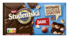 Orion Studentska Czekolada deserowa z orzechami ziemnymi, żelkami i rodzynkami 170g
