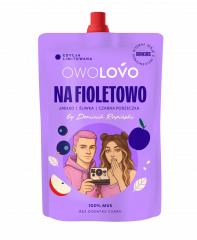 Mus Owolovo b/c jabłko-sliwka-czarna porzeczka 