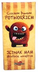 Czekolada  bezglutenowa Chocokiss czasem jestem potworkiem 