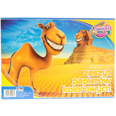 Zeszyt papierów kolorowych A4 