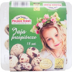 Jaja przepiórcze 18szt. 
