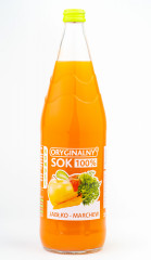 Sok 100% oryginalny jabłko-marchew 1l 