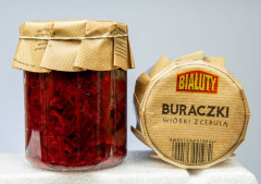 Buraczki Białuty wiórki z cebulą 540ml 