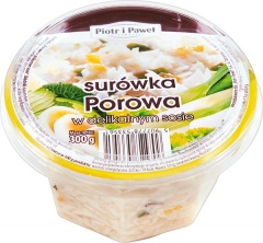 Surówka Piotr i Paweł Porowa w delikatnym sosie 