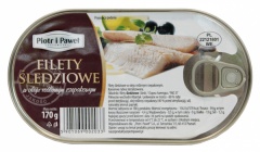Filety śledziowe w oleju roślinnym Piotr i Paweł 