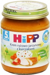 Krem Hipp ryżowo-jarzynowy z kurczakiem