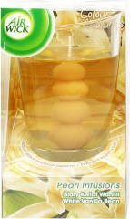 Air wick świeca mirage biały kwiat wanilii 