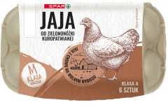 Spar jaja zielononóżki kuropatwianej M 6szt. 