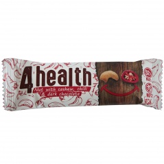 Baton orzechowy z nerkowcem, chili i gorzką czekoladą 