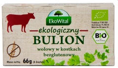 Bulion wołowy w kostkach bezglutenowy 