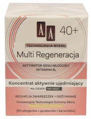 Aa technologia wieku 40+ koncentrat aktywnie ujędrniający na dzień i na noc