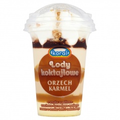 Lody koral koktajlowe orzech-karmel 