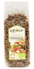 Makaron razowy orkiszowy świderki bio 
