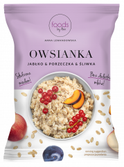 Owsianka jabłko, porzeczka, śliwka 