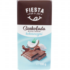 Czekolada Etiuda mleczna z wiórkami kokosowymi 