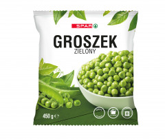 Spar groszek mrożony 