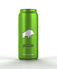Napój gazowany WK Dzik Zero Kofeiny Zero Kalorii tropic puszka 