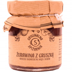 Przetwory oryginalna spiżarnia żurawina-gruszka 
