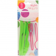 Noże plastikowe kolor 