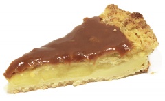 Ciasto jabłecznik kremowy z kruszonką i karmelem 