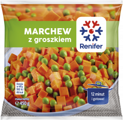 Marchewka Renifer z groszkiem 
