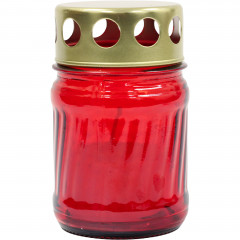 Znicz Bispol w002a czerwony 10h 10cm 