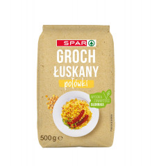 Groch Spar łuskany połówki 