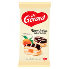 Dr Gerard - Kremówka dekorowana morelowy smak 380g