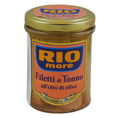 Tuńczyk rio mare w oliwie z oliwek filety 180g 