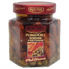 Pomidory suszone w oleju z kaparami 