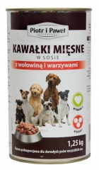 Karma Piotr i Paweł wołowina z warzywami w sosie 