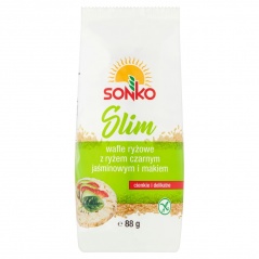 Wafle ryżowe slim z ryżem czarnym jaśminowym i makiem 