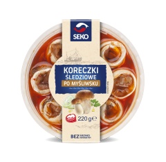 Koreczki śledziowe Seko po myśliwsku 