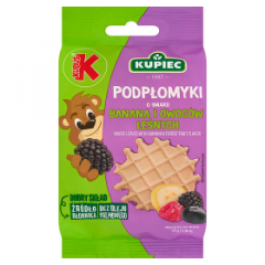 Podpłomyki Kupiec Kubuś mini banan-owoce leśne 