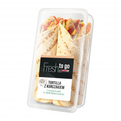Tortilla Fresh to go at Spar klasyczna z kurczakiem i warzyw 