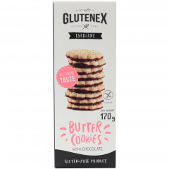 Ciastka maślane z czekoladą 