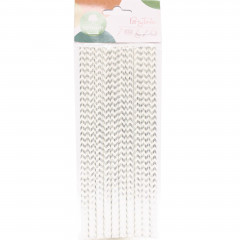 Słomka papierowa metaliczne shake 