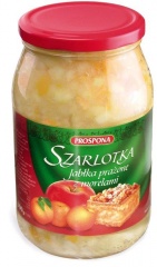 SZARLOTKA - JABŁKA PRAŻONE Z MORELAMI 900G