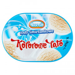 Koral Kolorowe lato Lody śmietankowe 