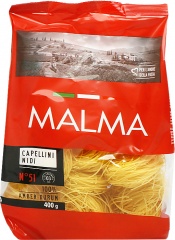 Makaron Malma Capellini Nidi gniazda nitki 