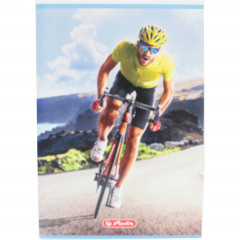 Zeszyt herlitz A5 16 kartek linia potrójna - sport różne wzory 