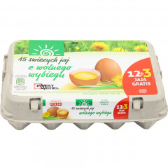 Jaja Invest Michel z wolnego wybiegu M 15szt 