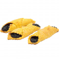 Ciastka rożki owoce leśne półfrancuskie luz 