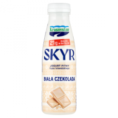 Jogurt pitny Krasnystaw Skyr biała czekolada 