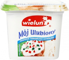Wieluń Twarożek kanapkowo-sernikowy Mój Ulubiony 450g