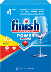 FINISH Tabletki do zmywarki Power Essential 60 lemon