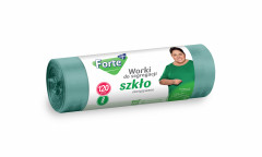 FORTE+ WNS zawiązywane do segregacji 120l 8szt. SZKŁO