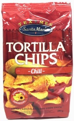 Chipsy tortilla Santa Maria chilli 