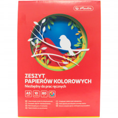 Herlitz Papier kolorowy A5 10 kartek